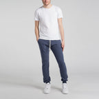 Pantalon Terry Slim - Navy Marl - Mixte