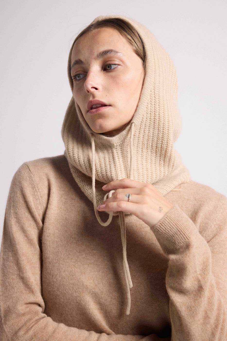 Pasamontañas Unisex Tessa - Beige Crema