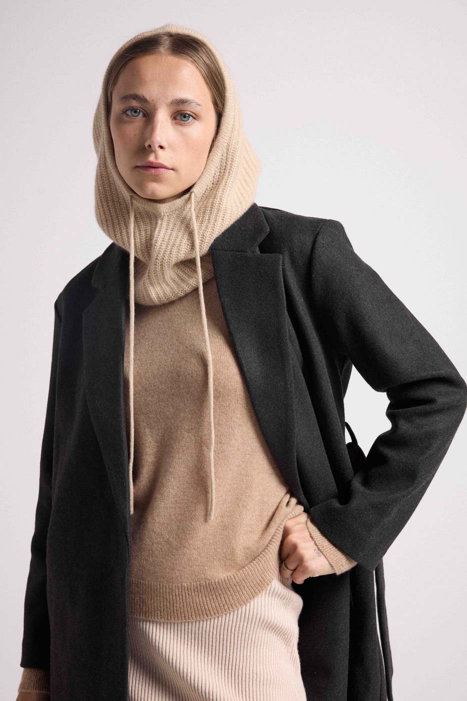 Pasamontañas Unisex Tessa - Beige Crema
