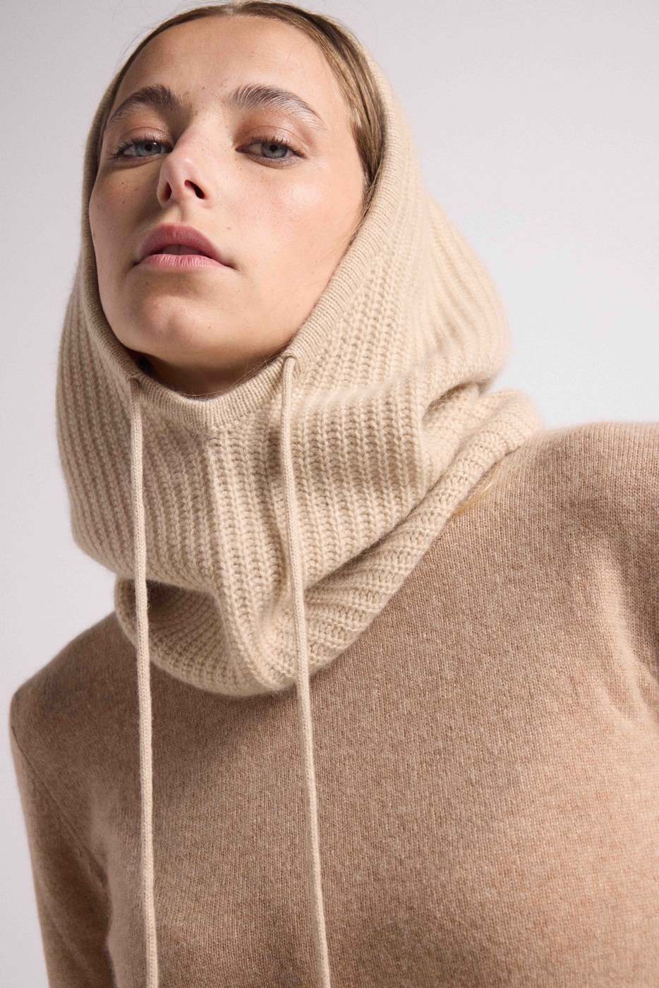 Pasamontañas Unisex Tessa - Beige Crema