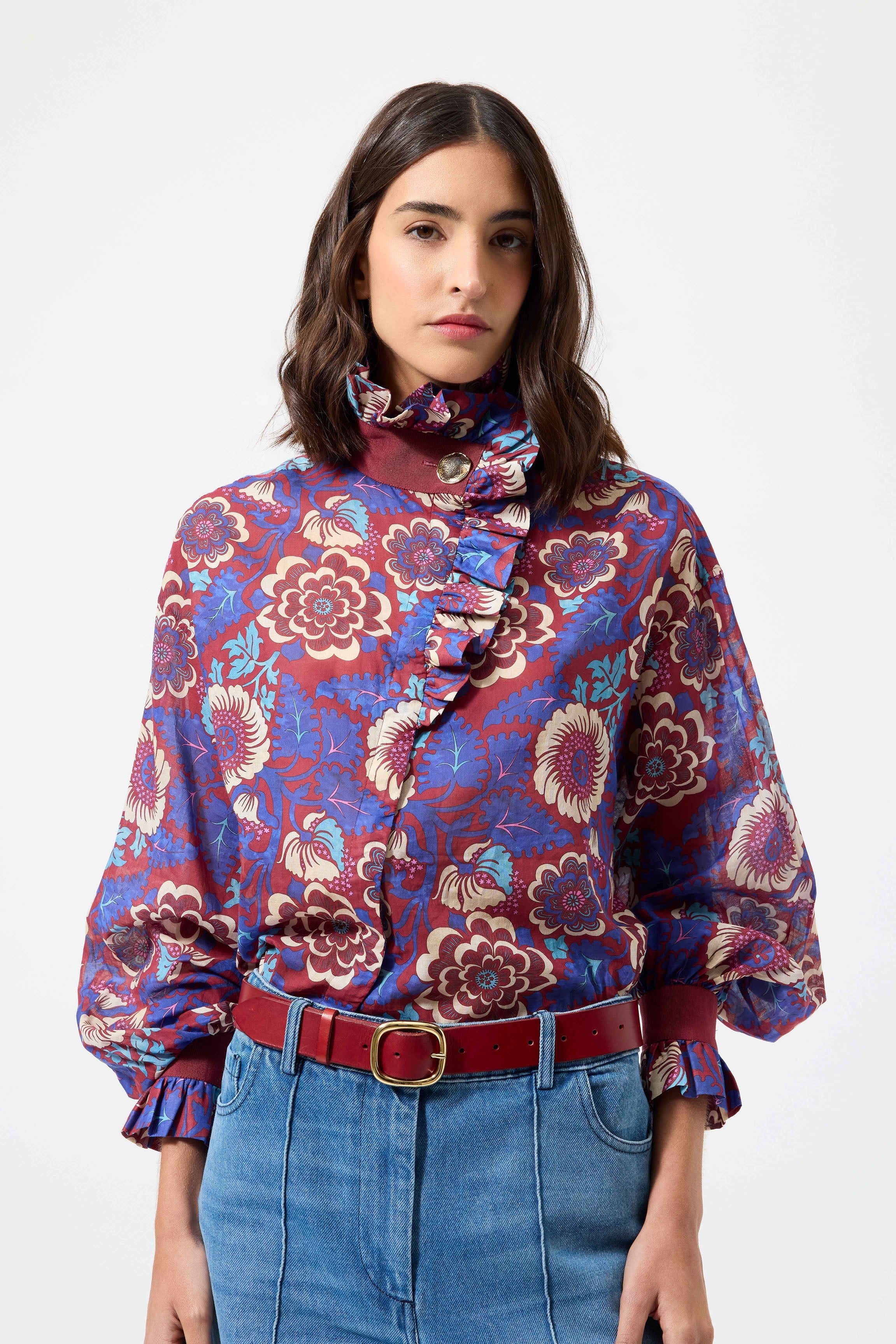 Ezra Lila Shirt