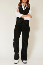 The Pia.New Velvet.Vl Trousers - Black