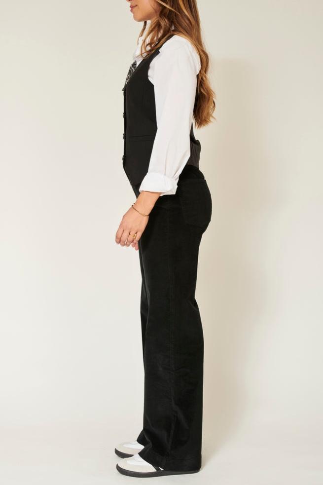 The Pia.New Velvet.Vl Trousers - Black