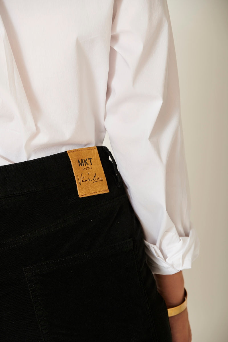 The Pia.New Velvet.Vl Trousers - Black