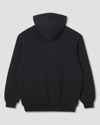 Thermal Lined Zip Hood - Washed Black