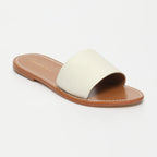 Timpoochee Mules - White Croco