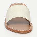 Timpoochee Mules - White Croco