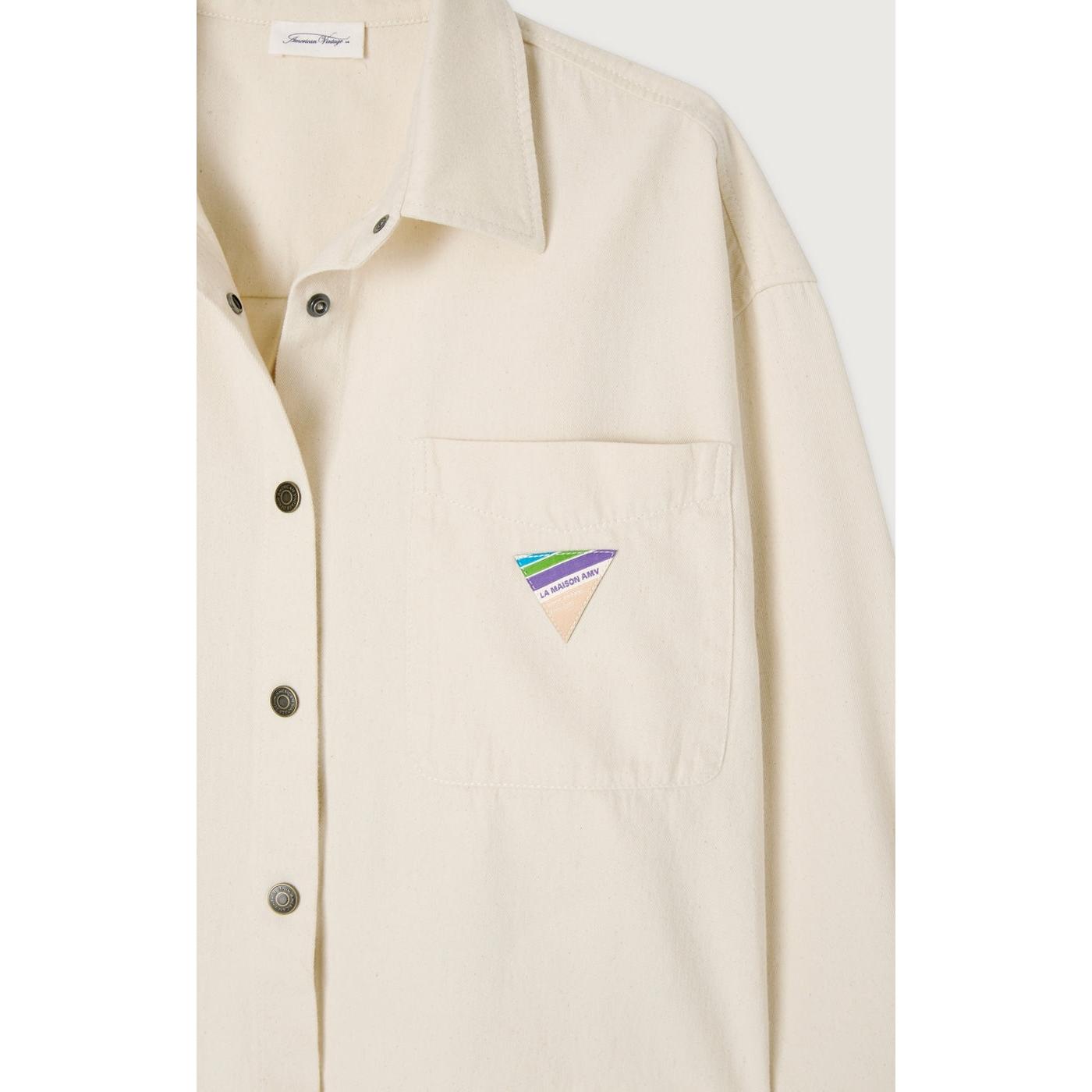 Chemise Col Boutonne - Ecru - Femme