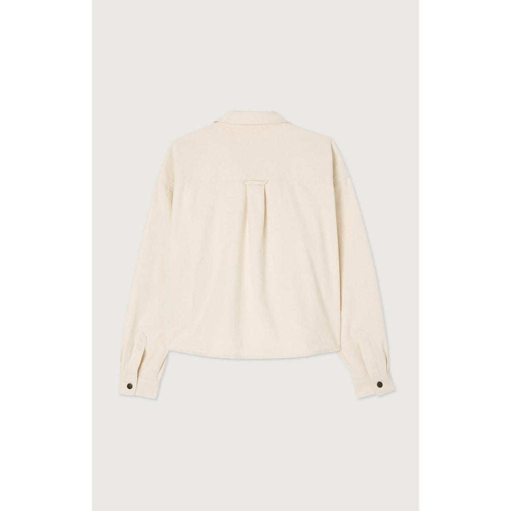 Chemise Col Boutonne - Ecru - Femme