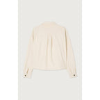 Chemise Col Boutonne - Ecru - Femme