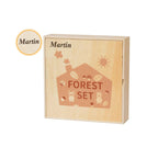 Set de figuras de madera Montessori – El Bosque