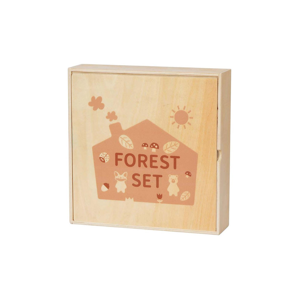 Set de figuras de madera Montessori – El Bosque