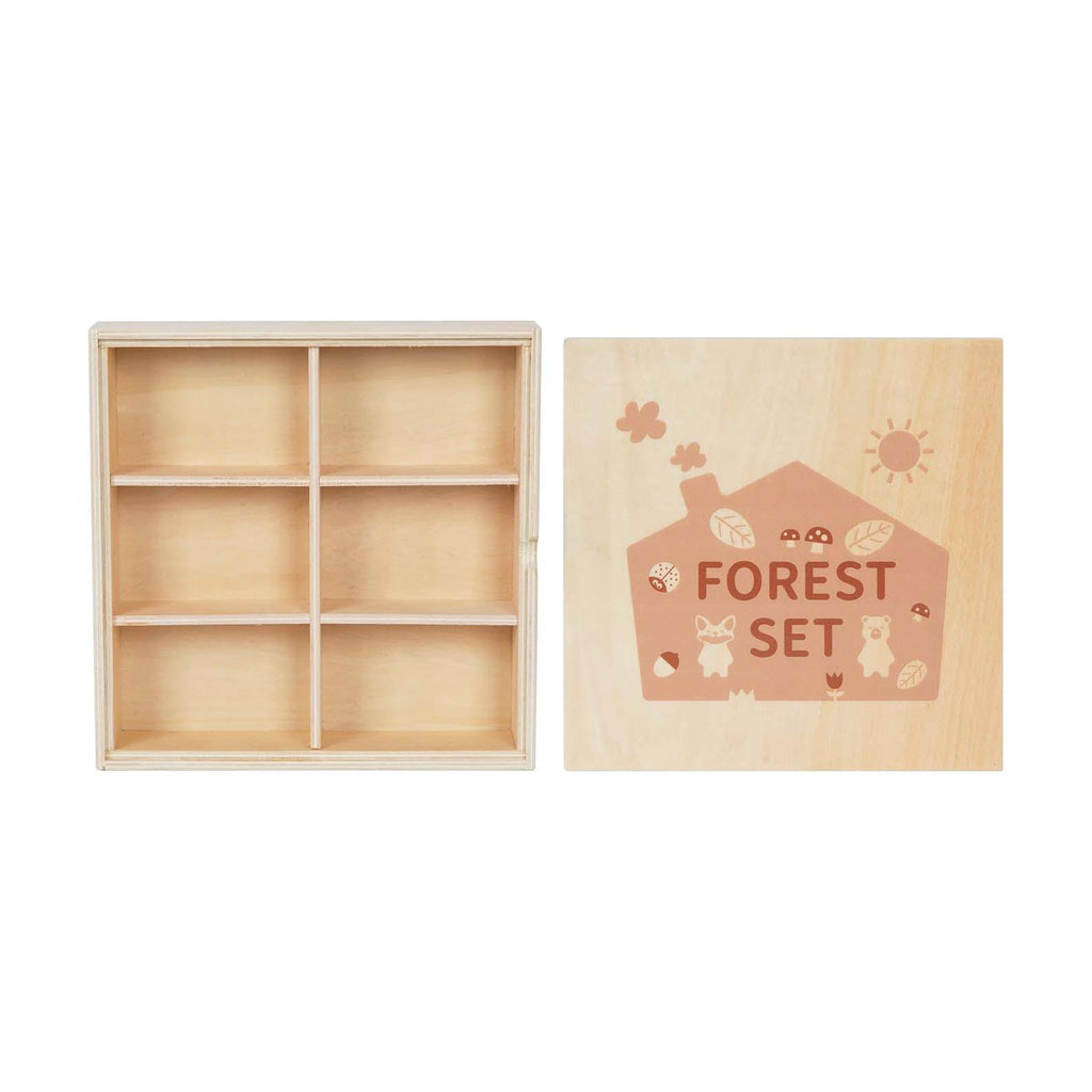 Set de figuras de madera Montessori – El Bosque