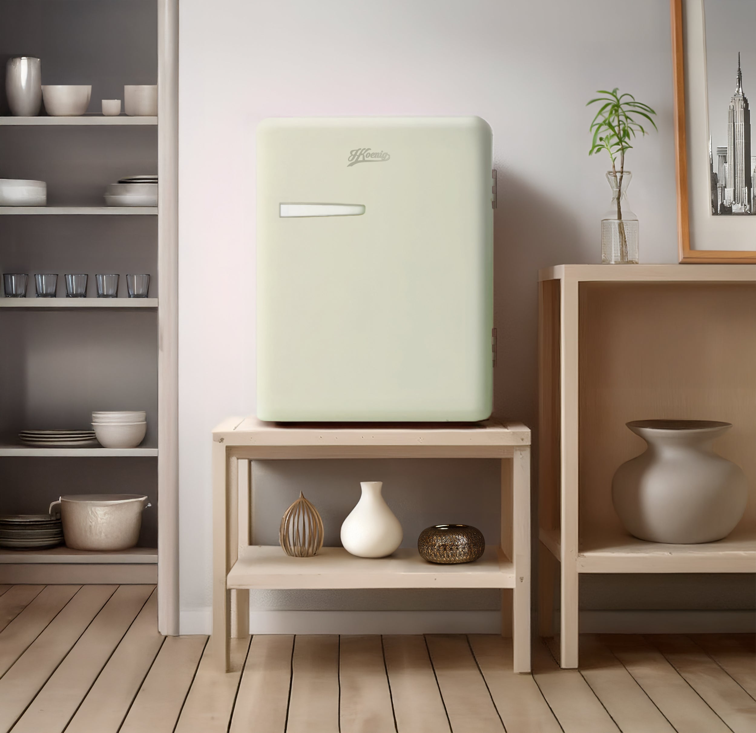 Retro Minibar 31L - Green