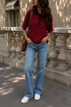 Polo Mc Tom - Marino/Rojo