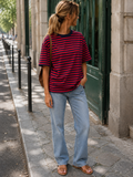 Tomy T-Shirt - Red/Navy