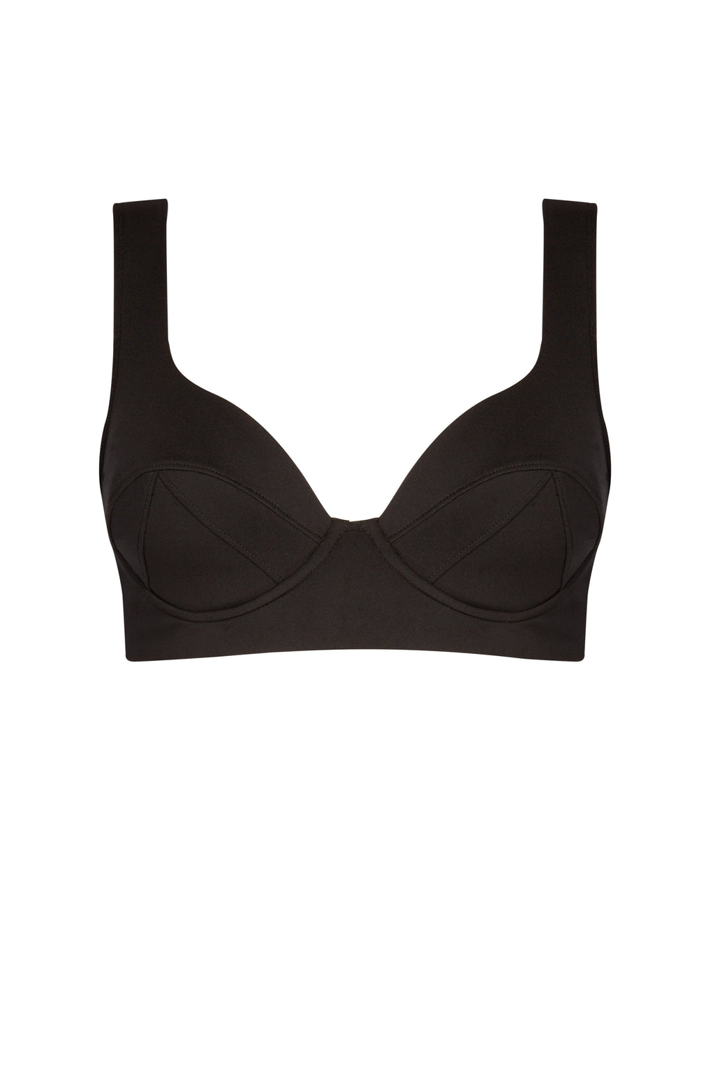 Valentine Bikini Top Black