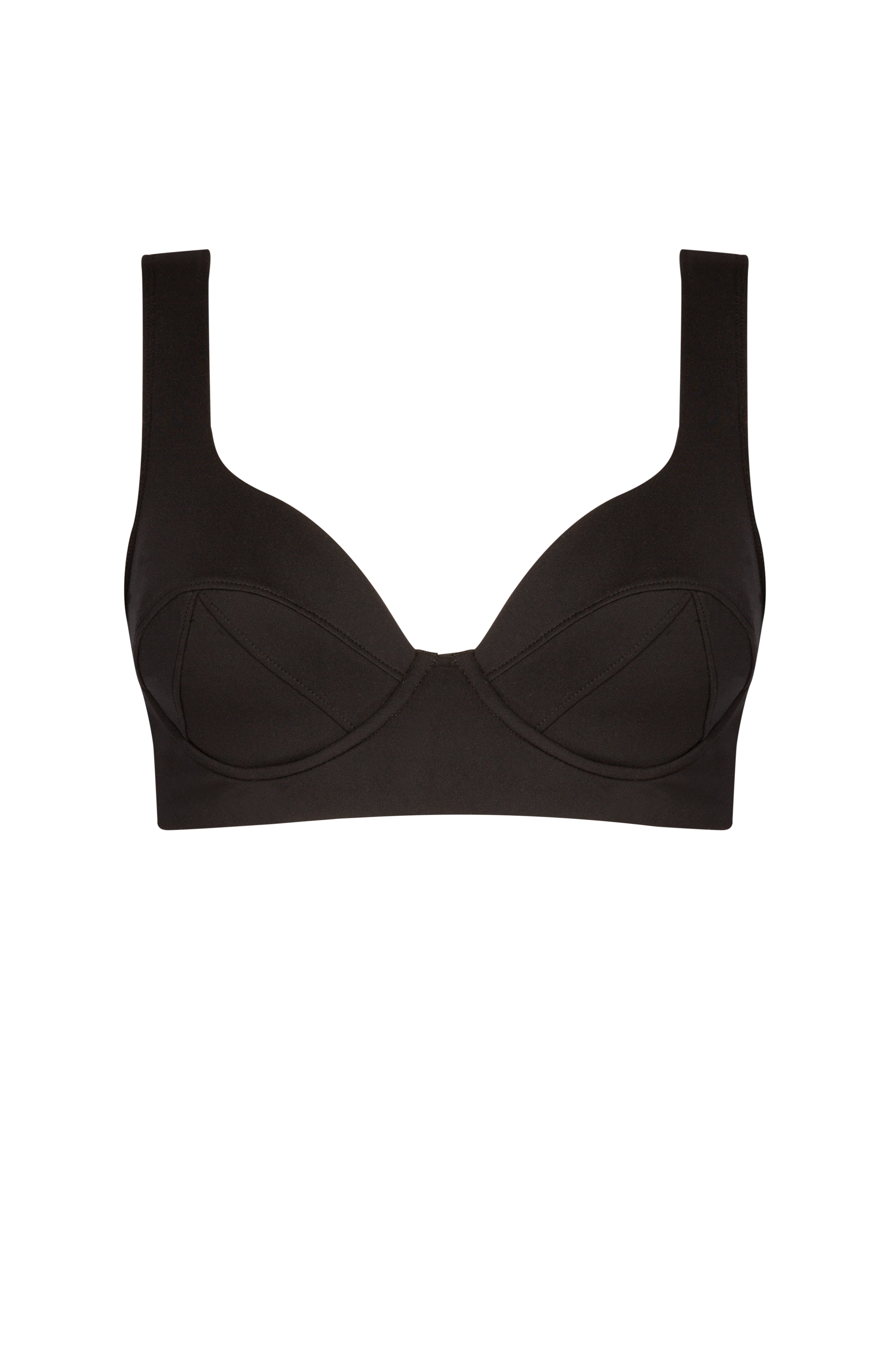 Valentine Bikini Top Black