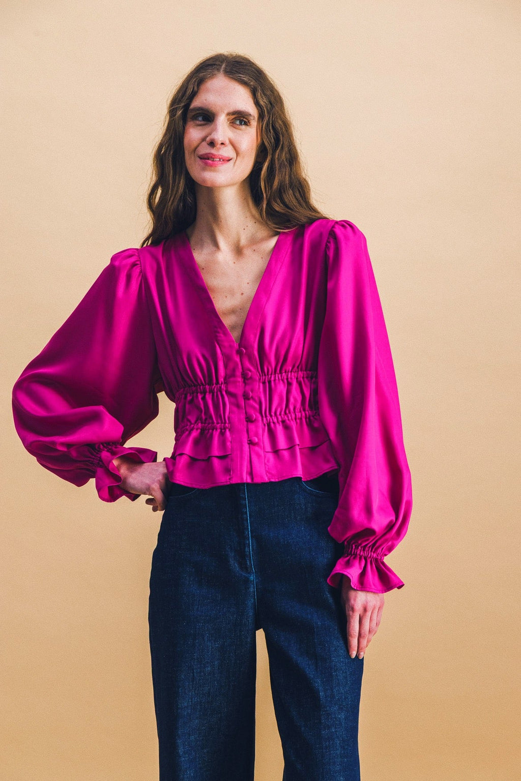 Blusa Isabel Ciclamen