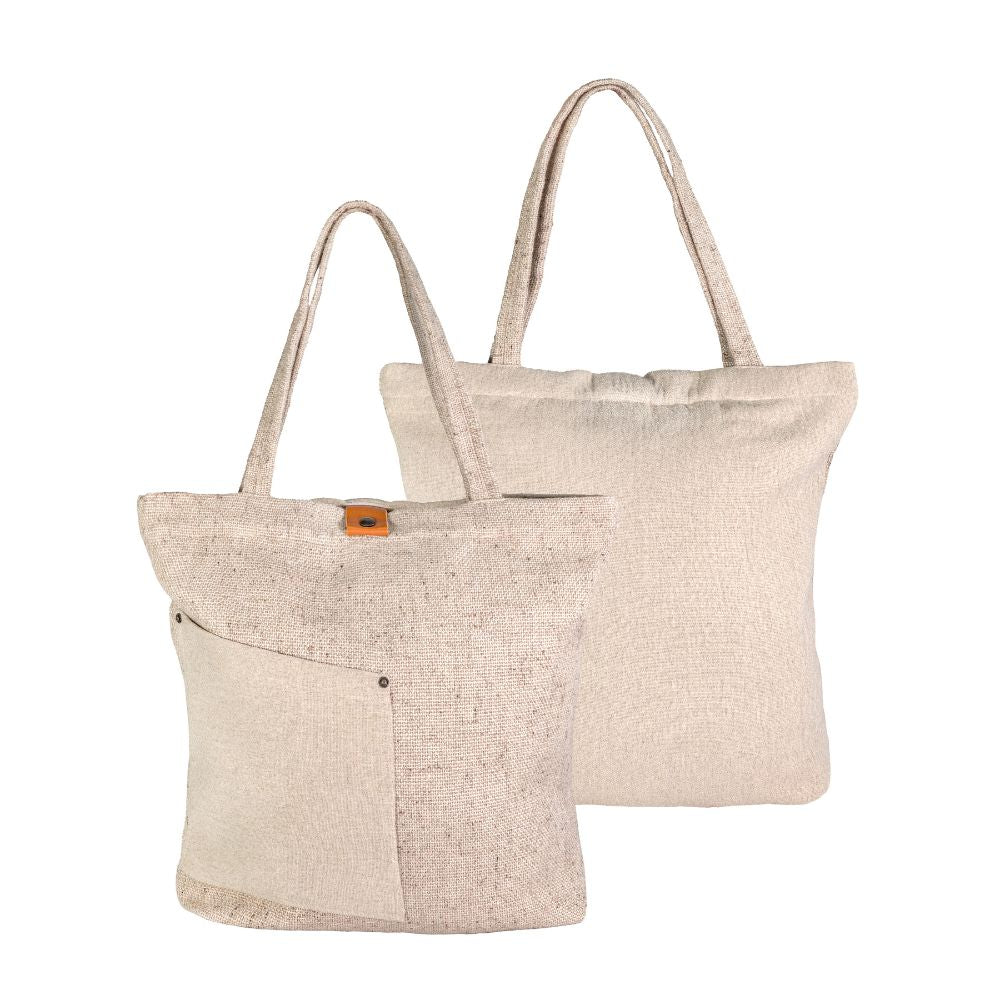 Reversible Shoulder Bag - Natural