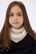Echarpe Triangle Torsades Tory - Blanc - Enfant