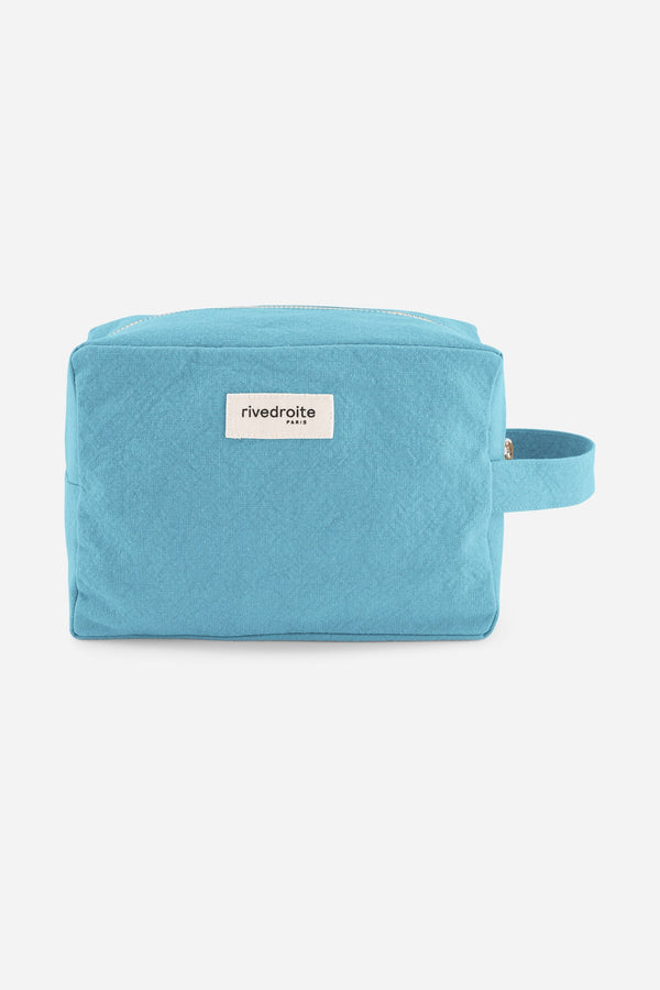 Tournelles Xl La Grande Trousse - Coton Recyclé Bleu Méditerranée
