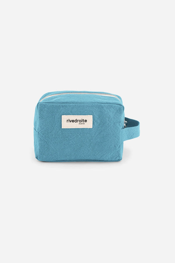 Tournelles La Petite Trousse - Coton Recyclé Bleu Méditerranée