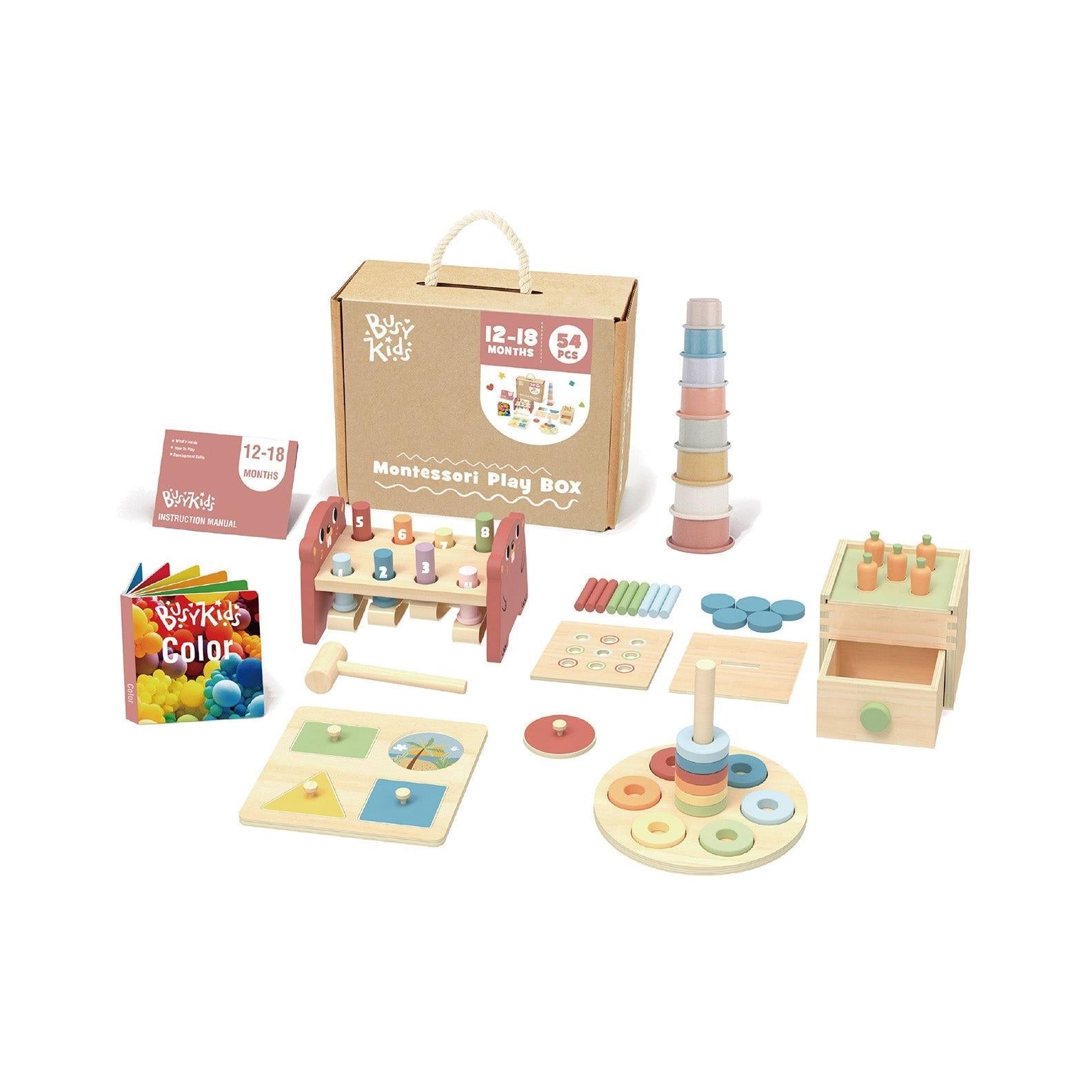 Set Montessori Estimulación – 12 A 18 Meses