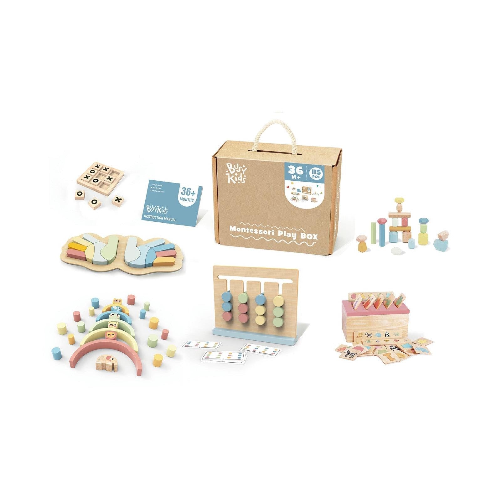 Set Montessori Aprendizaje 36 Meses+