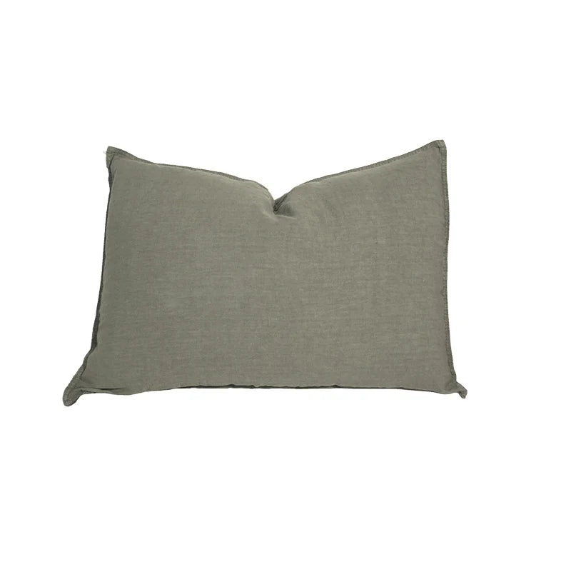 Funda de almohada de lino 50 x 70 cm