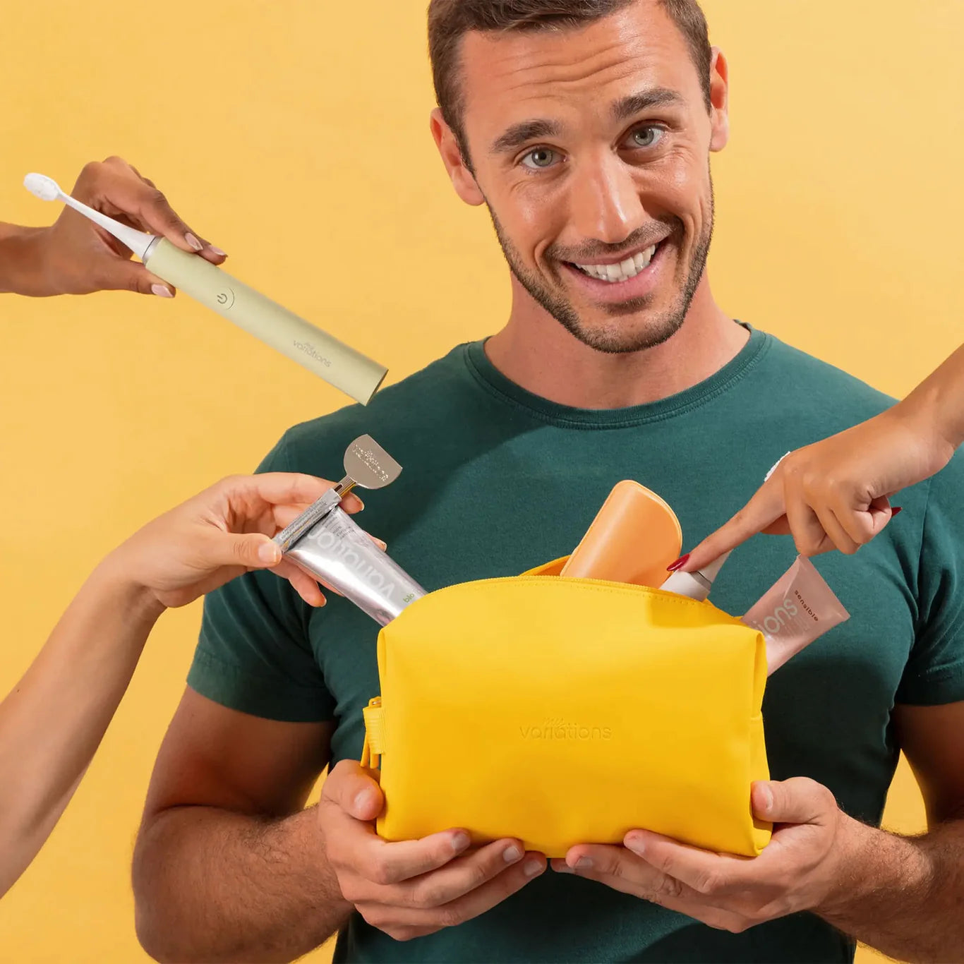 Trousse De Toilette - Jaune