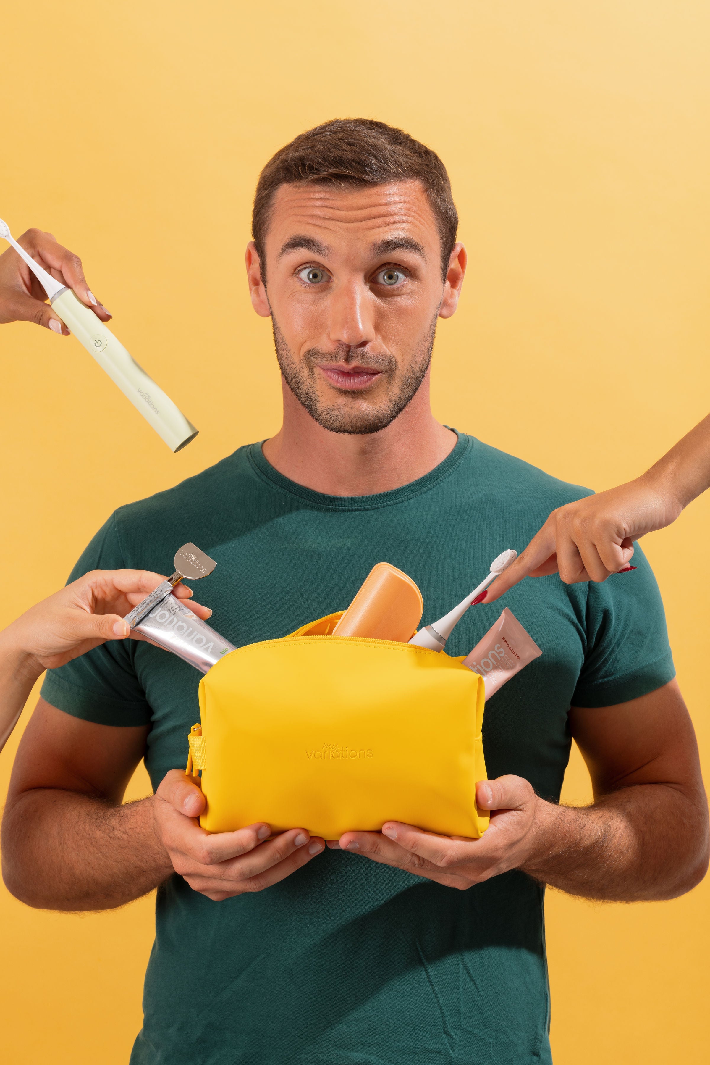 Trousse De Toilette - Jaune
