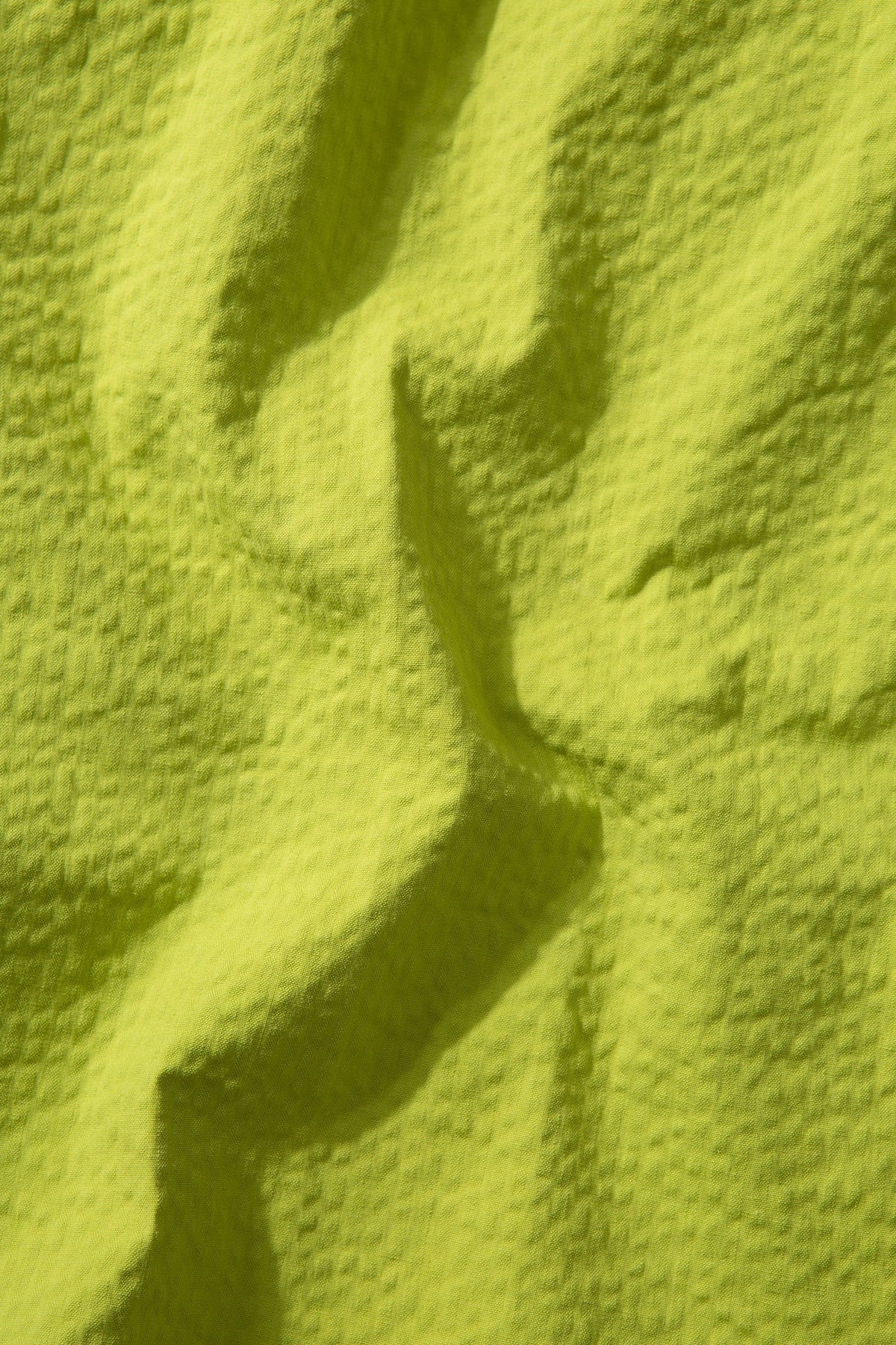 Travis Seersucker Plain Shorts Green