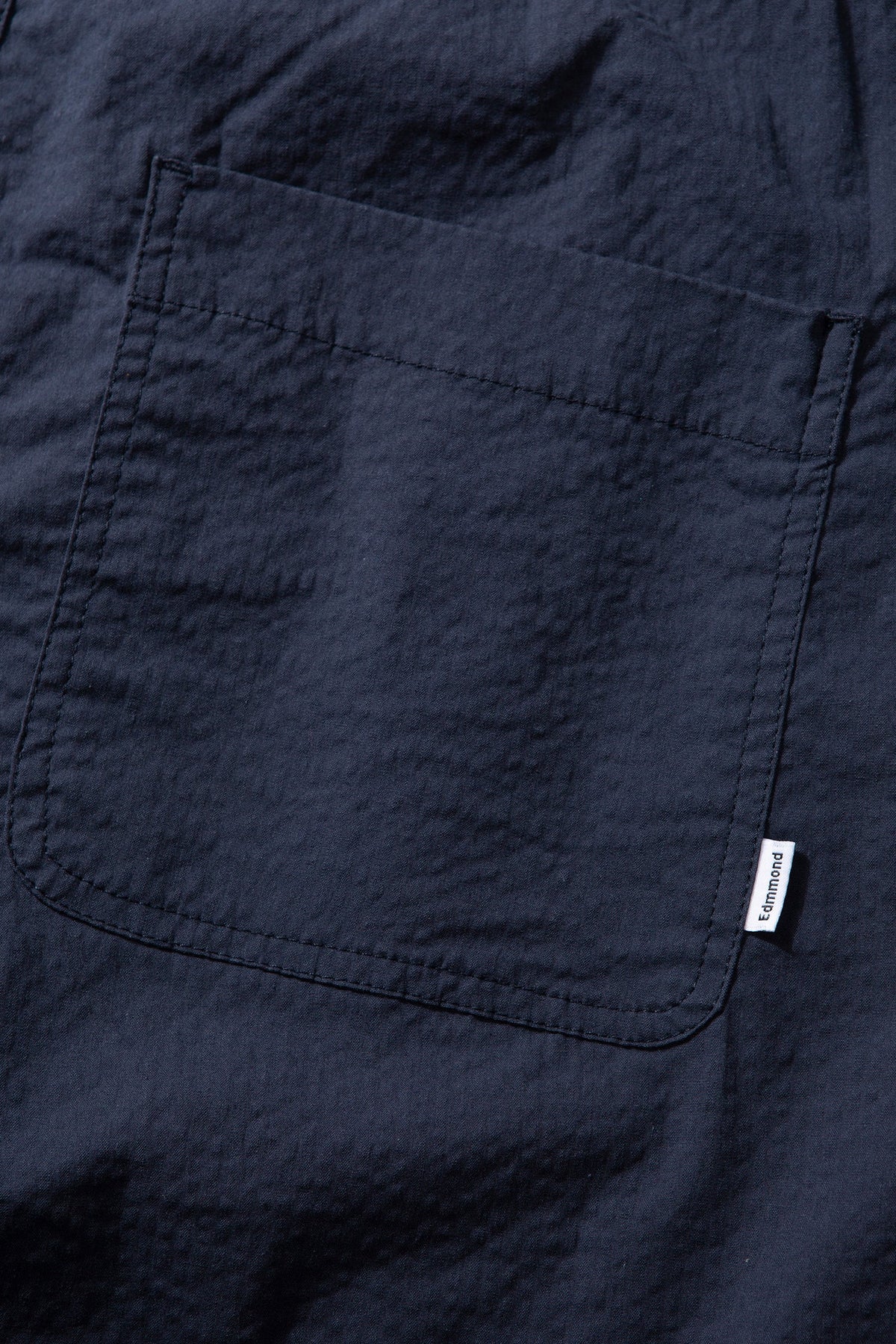Shorts Travis Seersucker Plain Navy