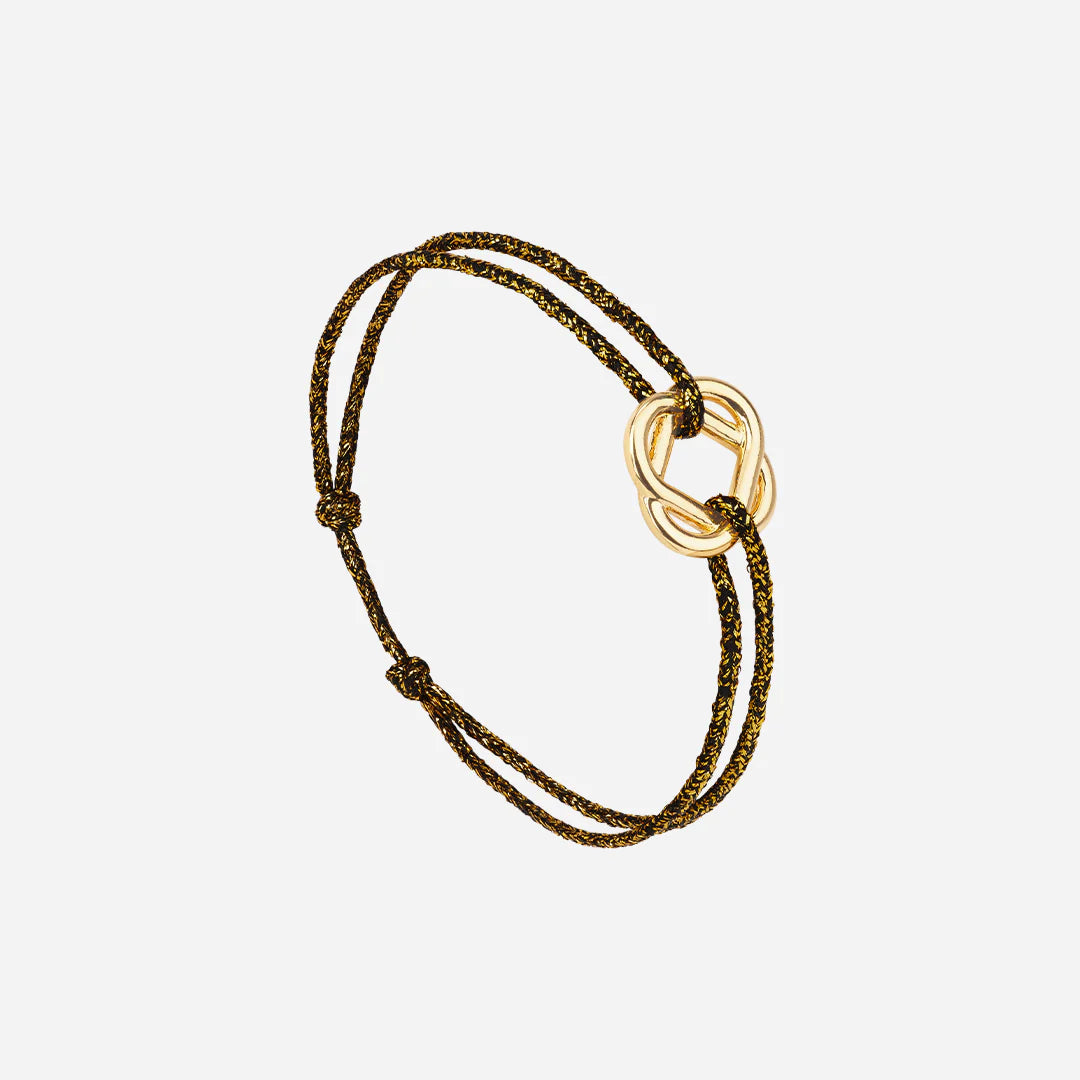 Pulsera Effusion - Oro negro brillante