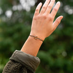 Pulsera Effusion - Oro negro brillante