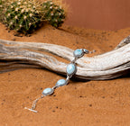 Pulsera Ayim Kay Larimar 8.50Ct/6 y plata de ley