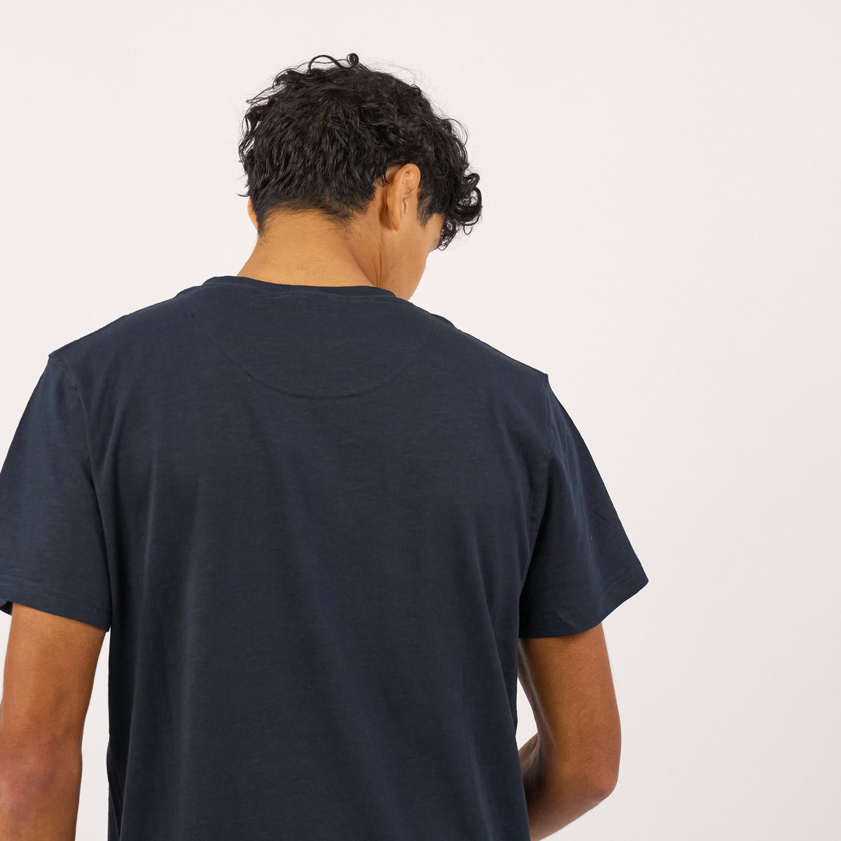 Authentic 100% Organic Cotton T-Shirt - Navy Blue
