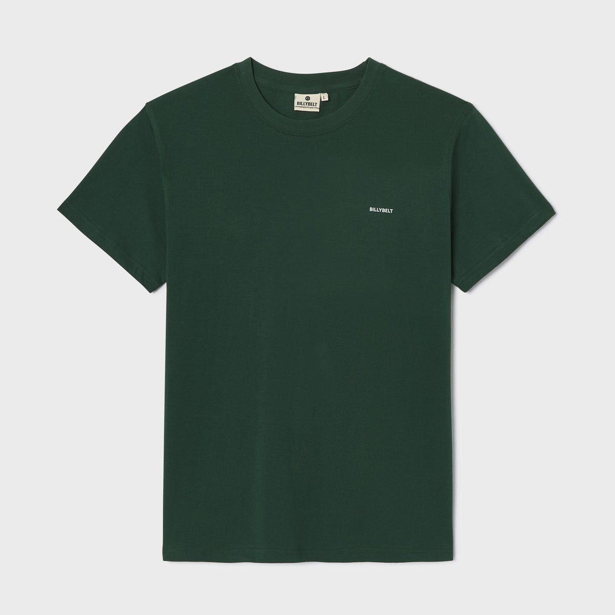 T-Shirt In 100% Cotone Biologico Billy - Verde, Stampa "Smile Like A Piranha"