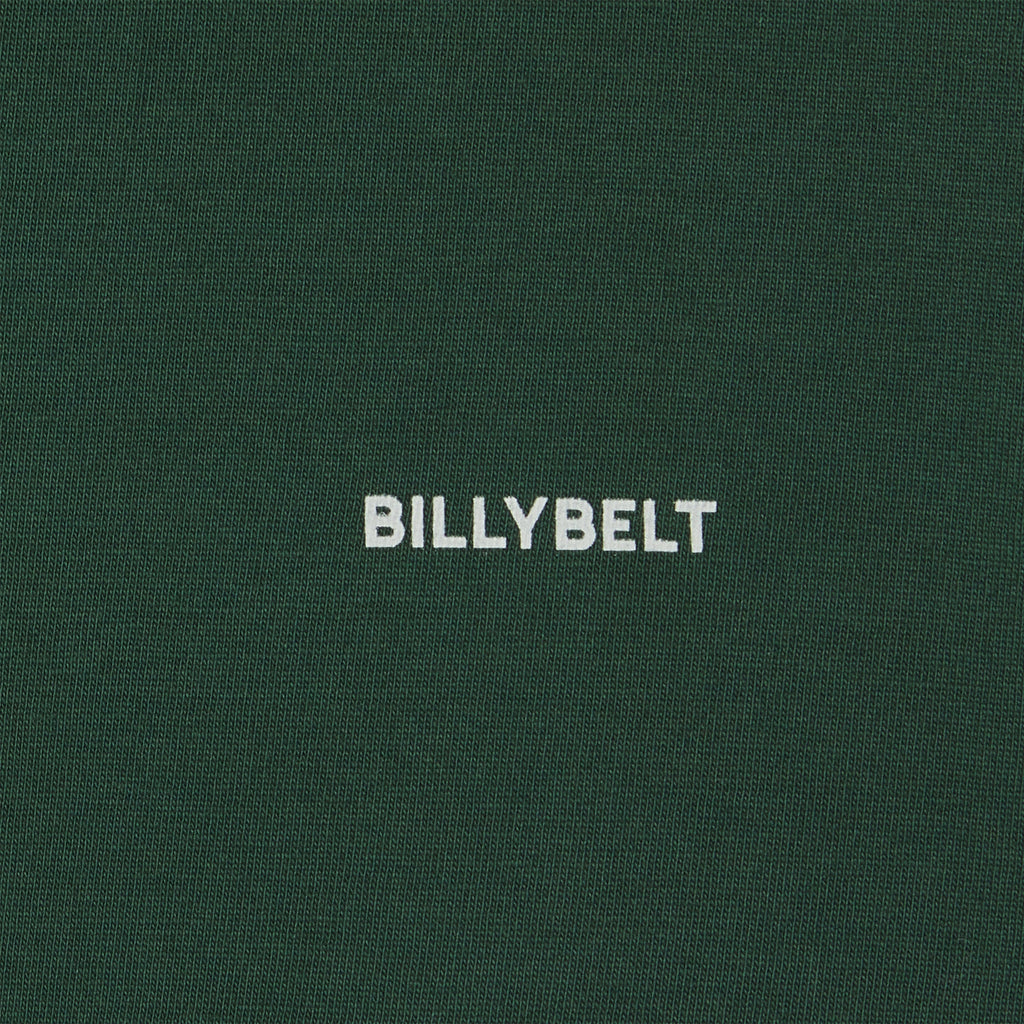 T-Shirt In 100% Cotone Biologico Billy - Verde, Stampa "Smile Like A Piranha"