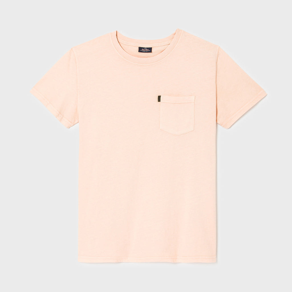 Garment Dye 100% Organic Cotton T-Shirt - Pink