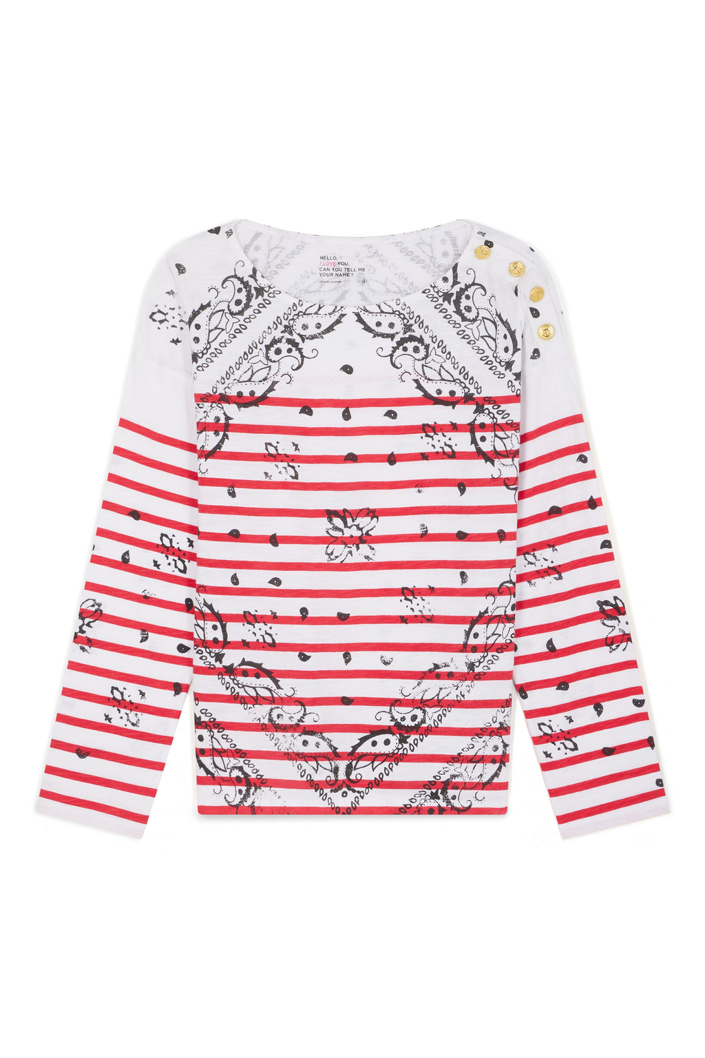 Tshirt Thilla Paisley - Red