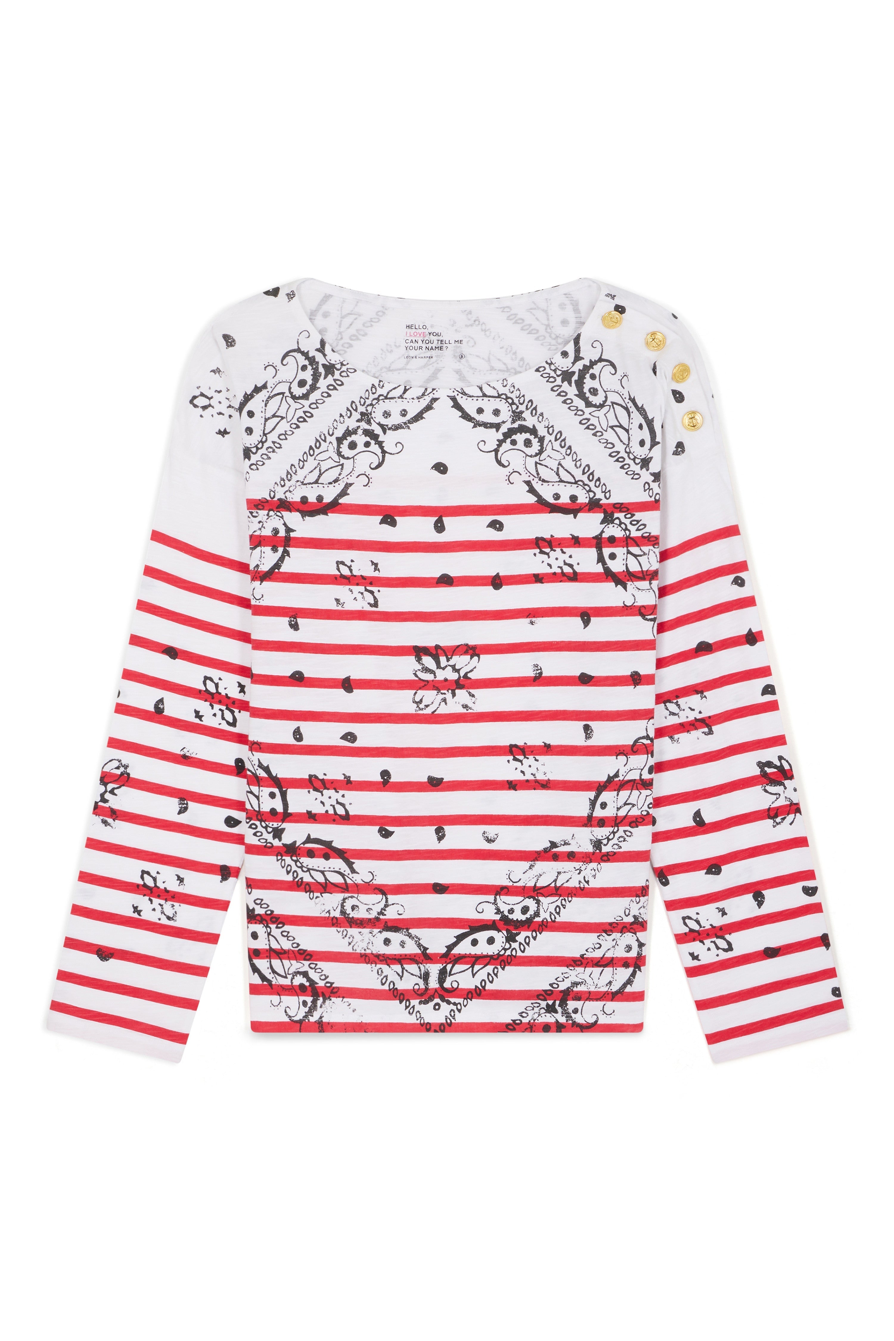 Tshirt Thilla Paisley - Red