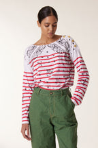 Tshirt Thilla Paisley - Red