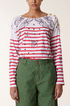 Tshirt Thilla Paisley - Red