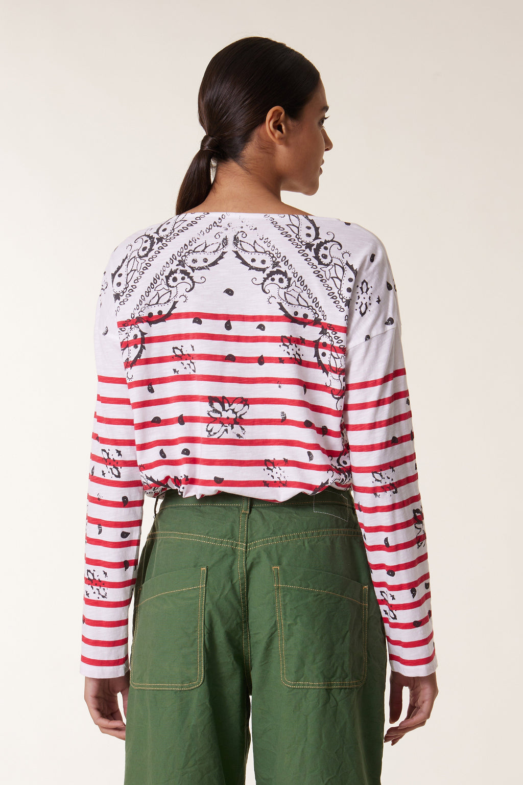 Tshirt Thilla Paisley - Red