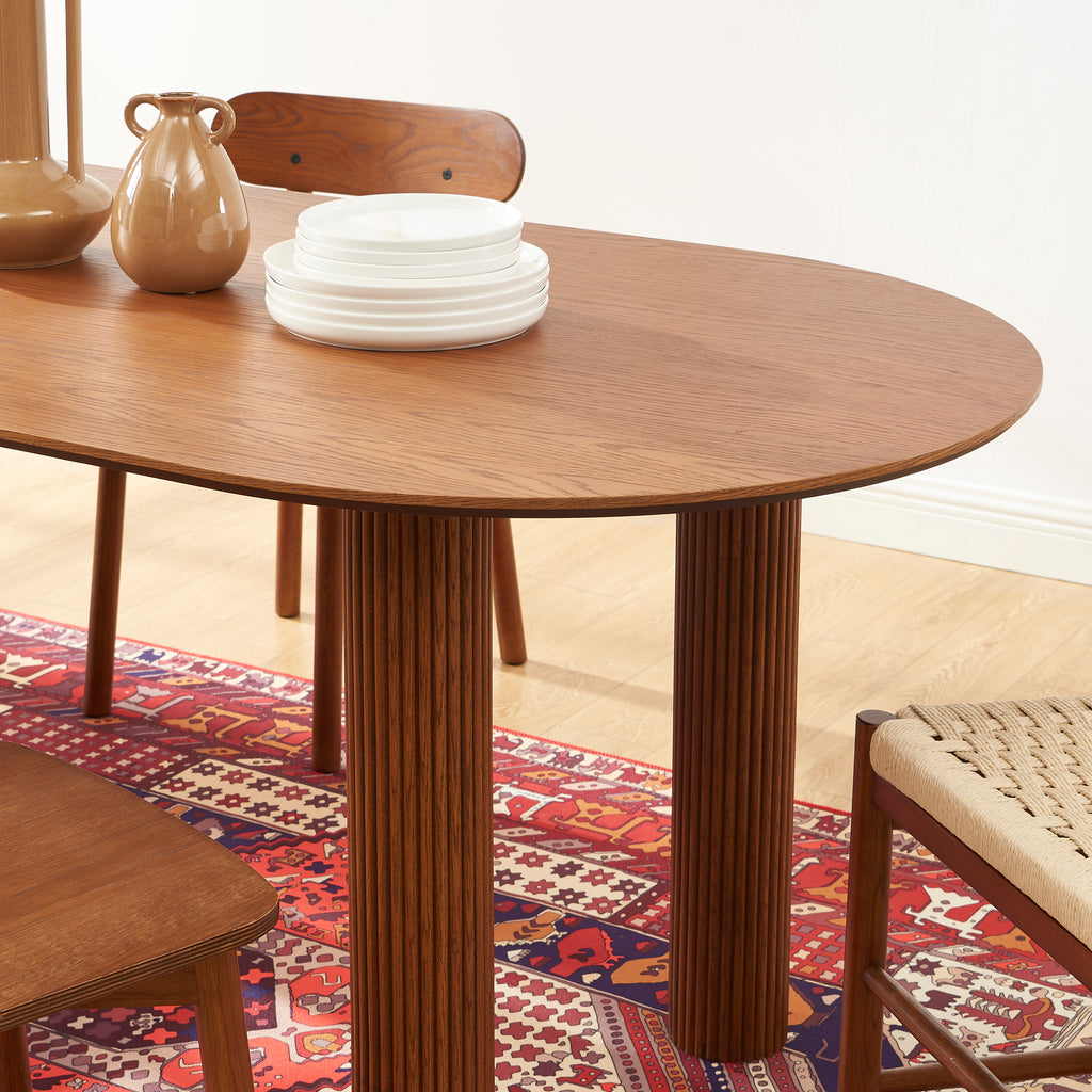 Penelope - Table - Oak Veneer - Walnut