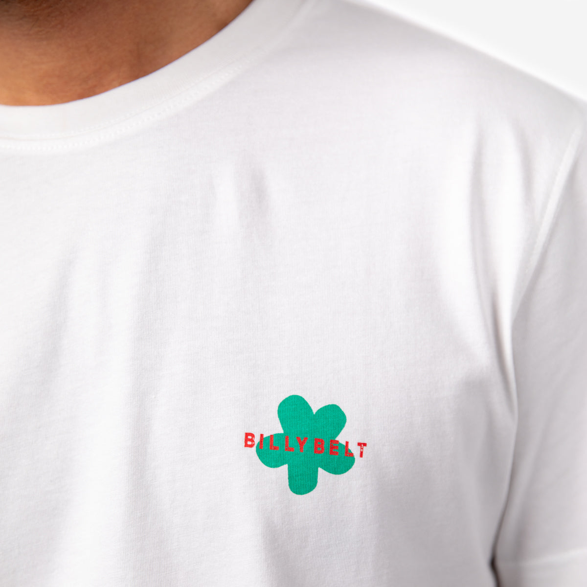 T-Shirt En 100% Coton Bio Flower - Blanc, Imprimé Fleurs