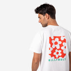 T-Shirt En 100% Coton Bio Flower - Blanc, Imprimé Fleurs