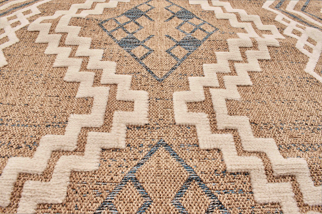 Tulum - Alfombra Interior/Exterior - Polipropileno - Azul